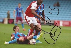 SCUNTHORPE: TOMMY ROWE SIGNED 6x4 ACTION PHOTO+COA - Picture 1 of 1