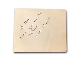 Walter Huston Signed Album Page Cut JSA COA Autograph The Outlaw - Picture 1 of 3