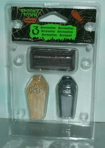 Accesorios de diorama de resina miniatura ataúdes y ataúdes escala 1/43 (3) Lemax #04751 - Imagen 1 de 3