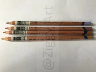 Derwent Signature Watercolour Pencils - Aquarellable 35 colour Options