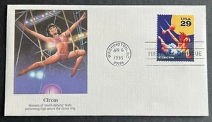 CIRCUS #2752 APR 6 1993 WASHINGTON DC FIRST DAY COVER (FDC) BX3-2 - Picture 1 of 2
