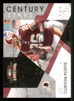 2009 Donruss Threads Century Stars #5 Clinton Portis - Image 1 of 2