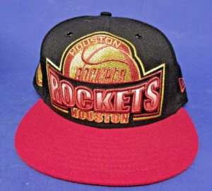 Gorra New Era 59Fifty NBA Houston Rockets Clásicos de Madera Dura Snapback Talla Única - Imagen 1 de 10