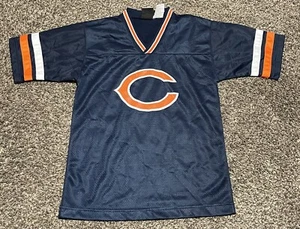 Vintage Pro Tuff Chicago Bears NFL Football Jersey Shirt Youth Medium Blue - Picture 1 of 3