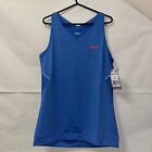 ASICS Break Tank Top Tennis Gym Training Vest Top Large Blue Brand New With Tags