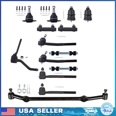 Front Tie Rod Ends Sway Bars Center Link For Chevy Impala Caprice Buick LeSabre - Image 1 of 4