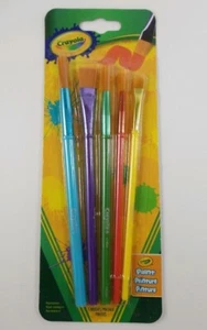 Crayola 5 Piece Brush Set For School Arts And Crafts Hobbies Free Shipping - Bild 1 von 2