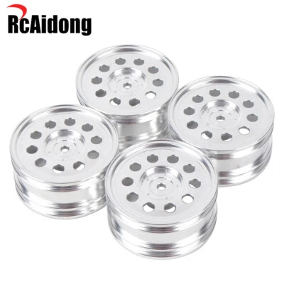 Aluminum Rally Wheels for Tamiya TA02W BB01 TA03F TT02 HPI 1:10 RC On-Road Car - Image 1 of 4
