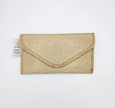 Bolso sin asas bandolera de lentejuelas doradas ALDO Foto 1 de 4