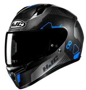 CASCO HELMET MOTO INTEGRALE HJC C10 ASPA MC2 NERO GRIGIO BLU TG S - Picture 1 of 1
