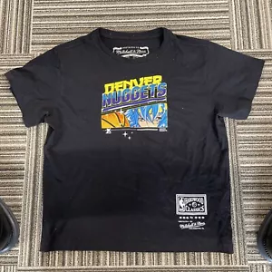 NEW MITCHELL AND NESS HWC DENVER NUGGETS ANIME WOMENS TEE SHIRT MEDIUM - Picture 1 of 3