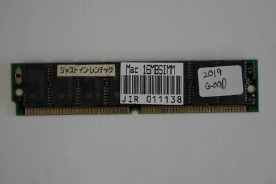 Memoria RAM 72 pines 16 MB 60ns SIMM FPM DRAM probada funcionando Foto 1 de 2