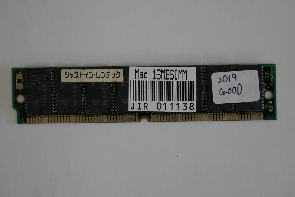 72 pin 16MB 60ns SIMM FPM DRAM RAM Memory Tested Working - Image 1 of 2