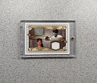 2009 Upper Deck SP Legendary Cuts Joe DiMaggio Grady Sizemore 比赛使用球衣 — 第 1/2 张图片