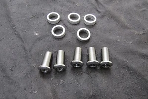 TRIPLE TAKAGI BOLTS CHAIN WHEEL SR SAKAE RINGO SUGINO NOS CRANK TOURNEY  VINTAGE - Picture 1 of 2