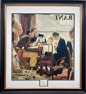 Norman Rockwell "SAYING GRACE" Plate Signed Collotype- NEW! - Picture 1 of 4