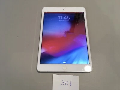 APPLE IPAD MINI 2ND GEN A1490 UNLOCKED 16GB WHITE 308 - Image 1 of 4