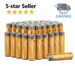 Amazon Basics 48 AA Alkaline High-Performance Batteries, 1.5 Volt - Picture 1 of 3