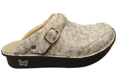 Alegria Seville Womens Leather Clogs Open Back Shoes Shabby Chic - image 1 of 4