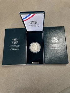 United States Mint Eisenhower Centennial Silver Dollar 1990 Proof US Mint OGP - Picture 1 of 5