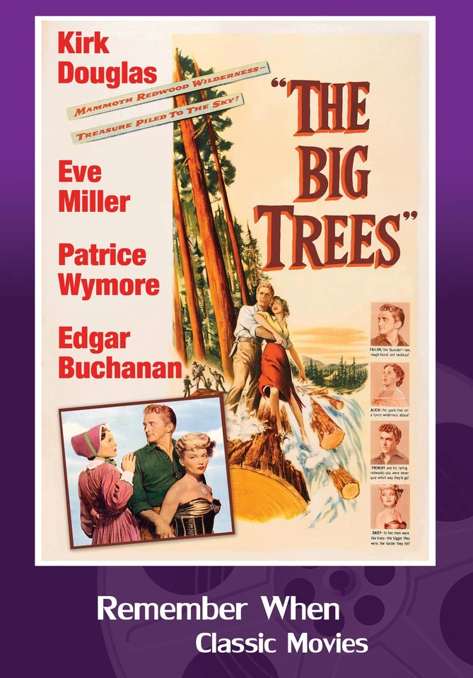 The Big Trees (DVD) Kirk Douglas Eve Miller Felix E. Feist (US IMPORT) - Image 1 of 1
