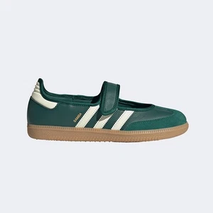 ADIDAS Originals Womens Samba Jane JR7340 Green OG W Mary Jane Balletcore - Picture 1 of 6