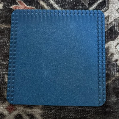 LEGO VINTAGE HOMEMAKER BLUE BASE PLATE STUDS ON EDGES - Image 1 of 2