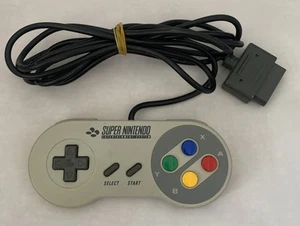 Super Nintendo (SNES) Official Wired Controller / Control Pad (SNSP-005) TESTED - Picture 1 of 10