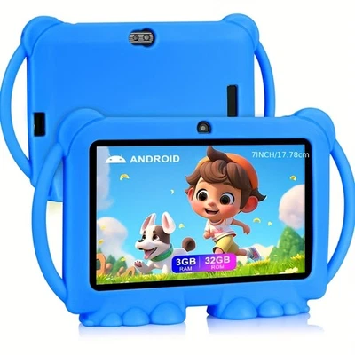 Tablette Enfant 7" Android WiFi 32Go ITMEIPC avec Contrôle Parental & Housse - Photo 1/4