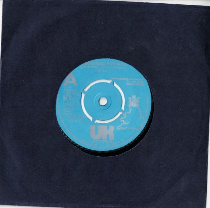 10CC The Worst Band in the World UK PROMO 7" VINYL 70s ART ROCK - Image 1 of 1