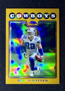 2008 Topps Chrome - Jason Witten Gold Refractor /199 #TC96 Cowboys - Picture 1 of 2