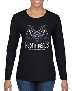 Rest In Peace Príncipe de las Tinieblas, Oz Gafas RIP Mujer Camiseta Manga Larga - Imagen 1 de 3