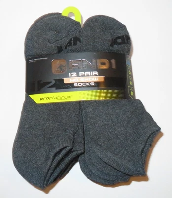 Calcetines para hombre AllPurpose Performance Cushion No Show 12 pares gris Y1 talla 6-12,5 Foto 1 de 2