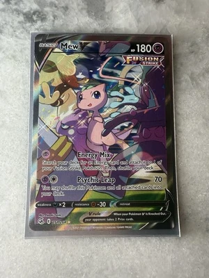 Mew v Alternate Full Art Holo Card 251/264 Swsh08: Fusion Strike Ultra Rare - Image 1 of 4