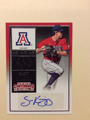 SCOTT KINGERY 2015 Panini Contenders AUTO Autograph Rookie Card - Phillies - Image 1 of 2