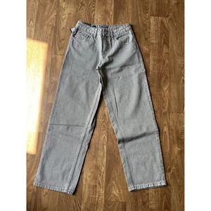 Jeans Wild Fable EasyRigid donna 2 grigio glitter vita media anni 90 relaxed dritti - Foto 1 di 9