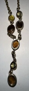 Hermoso collar vintage con varias piedras - Imagen 1 de 4