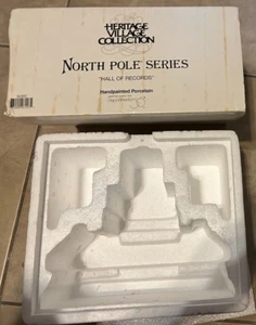 Department 56 Hall of Records EMPTY BOX ONLY North Pole Series Building - Picture 1 of 2