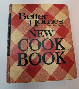Vintage Better Homes And Gardens neues Kochbuch rot kariert fester Rücken 5 Ringordner 1968 - Bild 1 von 12
