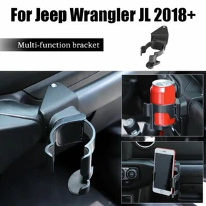 Soporte de teléfono multifunción soporte de montaje en taza de agua para Jeep Wrangler JL/JT 2018+ - Imagen 1 de 9