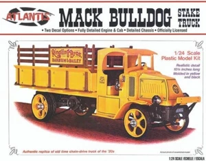 Atlantis Models Mack Bulldog Stake Truck 1/24 2402 Plastic Model Kit - Picture 1 of 1