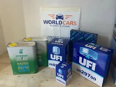 KIT TAGLIANDO FIAT DOBLO 1.6 MJT MULTIJET 105CV 4 FILTRI UFI 5LT SELENIA WR 5W30
