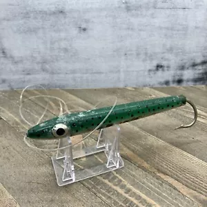 Vintage Sea Fishing Plug Cedar Plug Salmon Trout Tuna Fishing Lure - Picture 1 of 9