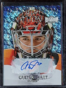 2020-21 Metal Universe Intimidation Nation Autographs Gold #IN14 Carter Hart - Imagen 1 de 1