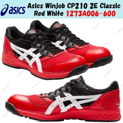 Asics Winjob CP210 2E Classic Rojo Blanco 1273A006-600 Hombres Talla - Imagen 1 de 4