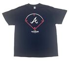 T-shirt graphique homme bleu baseball Atlanta Braves 2021 post-saison MLB taille XL