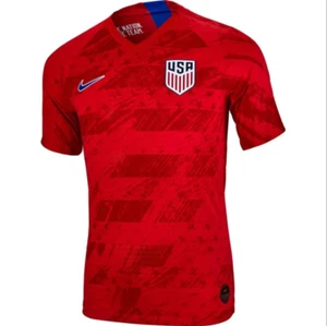 Nike Vaporknit USMNT Away Soccer Jersey 2019 USA Red SZ S-M Men's AV9238-688 - Picture 1 of 7
