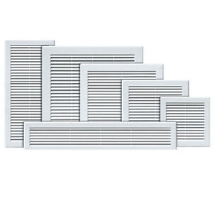 Air Vent Grille White Wall Ducting Vent  Cover High quality Louver Sizes . X & Y