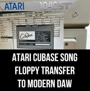 Atari ST Cubase Floppy Transfer Service. Transfer your songs in any modern DAW. - Picture 1 of 2