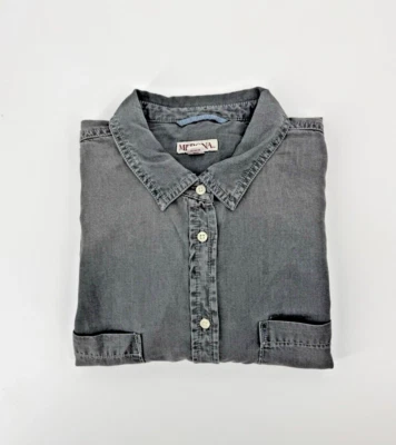 Men's Merona Soft Feel Vintage Style Button Down Casual Long Sleeve Shirt  XL - Image 1 of 4